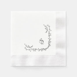 Monogram Paper Napkin Serviette