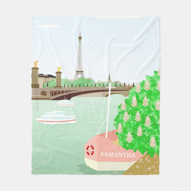 Monogram Paris Cityscape Ressort Couverture (Devant)