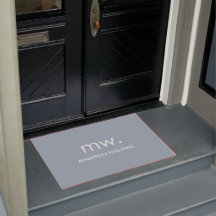 Monogram Pastel Elegant Stilvoll Moderne Minimalis