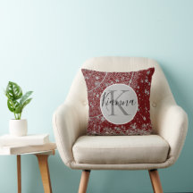 Monogram Personalisiert Mandala mit Sternen auf Ro