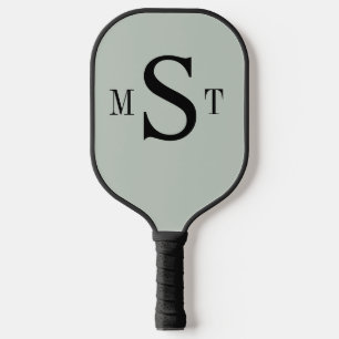 Monogram Personalisiert Sage Green Pickleball Schläger