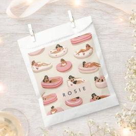 Monogram Personalisiert Summer Pool Floating Muste Geschenktütchen