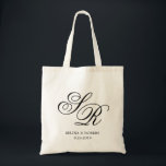 Monogram personalisierte Hochzeitsstimmung, Gesche Tragetasche<br><div class="desc">Klicken Sie auf "Anpassen",  um Ihre Initialen in Ihr gewünschtes Aussehen umzuwandeln! In unserem Shop können Sie sich über 100 beliebte Hochzeitskutschen aus der Kollektion "Wedding Tragetaschen" aussuchen!</div>