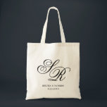 Monogram personalisierte Hochzeitsstimmung, Gesche Tragetasche<br><div class="desc">Klicken Sie auf "Anpassen",  um Ihre Initialen in Ihr gewünschtes Aussehen umzuwandeln! In unserem Shop können Sie sich über 100 beliebte Hochzeitskutschen aus der Kollektion "Wedding Tragetaschen" aussuchen!</div>