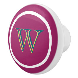 Monogram Personalized Drawer Handles Pulls Knobs  Keramikknauf