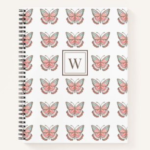 Monogram Pink Artist Sketchbook Notizbuch