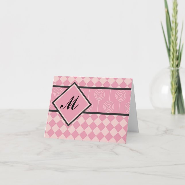Monogram Pink Diamonds and Lollipops (Vorderseite)