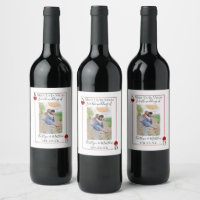 Monogram Playing Card Hochzeitskarte Save the Date