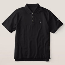 Monogram-Polo-Shirt, bestickt