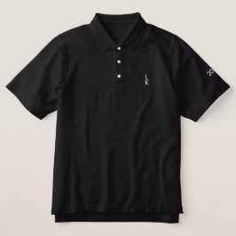 Monogram-Polo-Shirt, bestickt