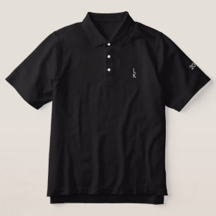 Monogram-Polo-Shirt, bestickt