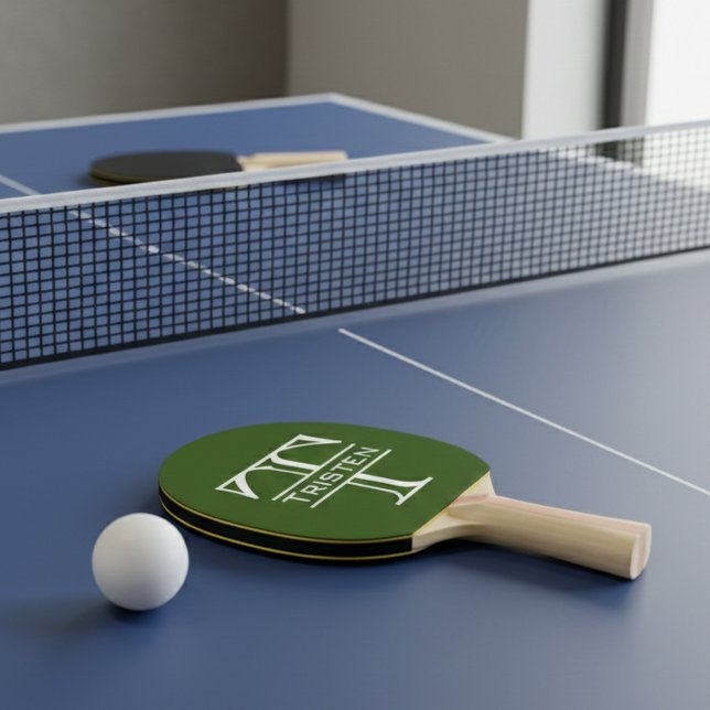 Monogram Pong Paddle Tischtennis Schläger (Von Creator hochgeladen)