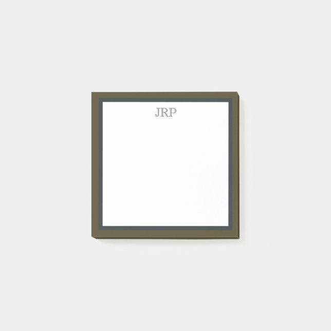 Monogram Post-It Notes (Devant)