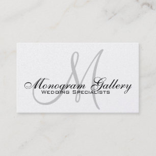 Monogram Professional Carte de visite Gold Foil
