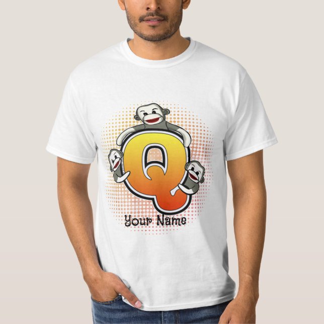 Monogram Q Sock Monkey T - Shirt (Vorderseite)