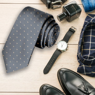 Monogram-Quote für graue Individuelle Name Krawatte