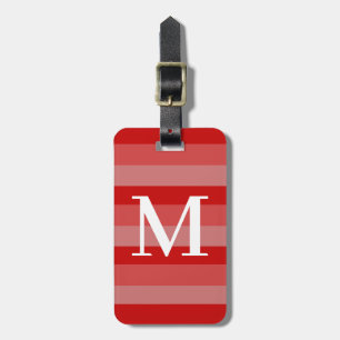 Monogram Red Triton Striping Gepäckanhänger