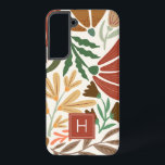 Monogram Retro Terracotta Floral Boho Samsung Galaxy Hülle<br><div class="desc">Monogram Retro Terracotta Floral Boho Samsung Galaxy S22  Case. Perfekt als maßgeschneidertes Geschenk an ein Mädchen,  eine Tochter,  einen Freund oder einen Offizier.</div>