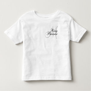 Monogram Ring Bearer Wedding T - Shirt