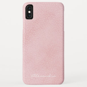 Monogram Rosa Rose Gold Imitate Leather Case-Mate iPhone Hülle