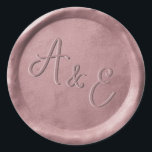 Monogram Rose Gold Wedding Wax Siegel Stickers<br><div class="desc">Monogram Rose Gold Wedding Wax Siegel Stickers</div>