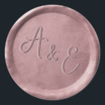 Monogram Rose Gold Wedding Wax Siegel Stickers<br><div class="desc">Monogram Rose Gold Wedding Wax Siegel Stickers</div>