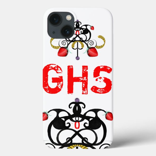 MONOGRAM ROYAL VINTAG Case-Mate iPhone HÜLLE (Rückseite)