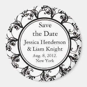 Monogram Save the Magnet white