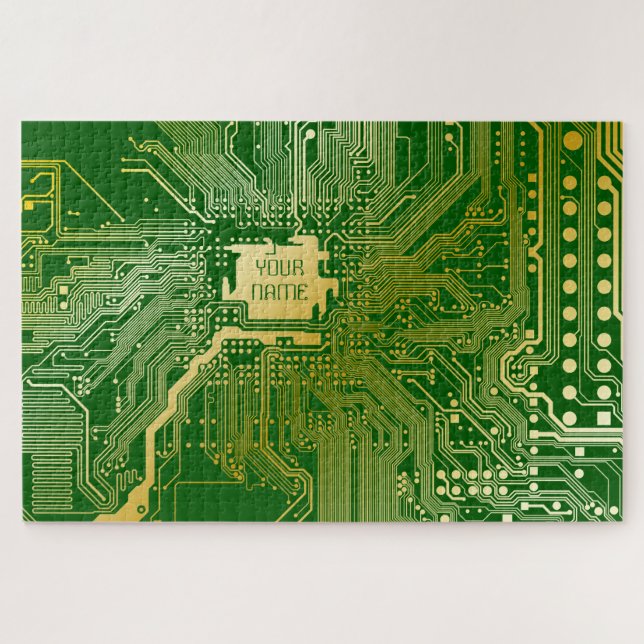 Monogram-Schaltkreis Hauptplatine Elektronik-Chip  (Horizontal)