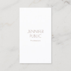 Monogram Schlicht Elegant Modernes Design Beruflic Visitenkarte