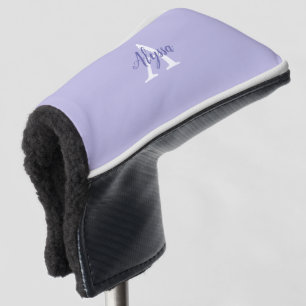 Monogram Script Lila Lavendel Golf Headcover