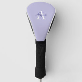 Monogram Script Lila Lavendel-Treiber Golf Headcover
