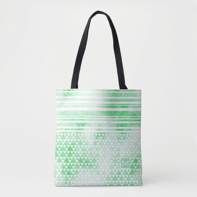 Monogram Smokey Green Strig Trig DP Black Tasche (Vorderseite)