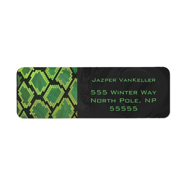 Monogram Snake Green und Black (Vorne)