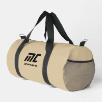 Monogram Solid Beige Name Text Einfach für ihn