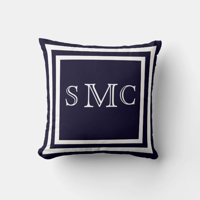 MONOGRAM Solide Violet Douce coussin simple de rai (Recto)