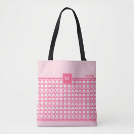 Monogram Square Pattern Toe Bag Tasche