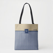 Monogram Square Pattern Toe Bag