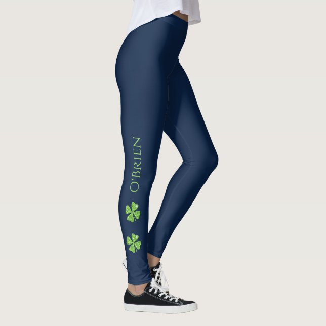 Monogram St. Patrick's Day Leggings (Rechts)