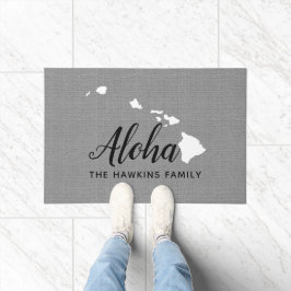 Monogram Staat Doormat der Hawaii-Familie Fußmatte