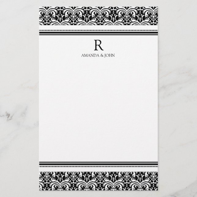 Monogram Stationery Briefpapier (Vorderseite)