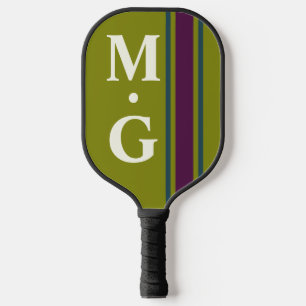 Monogram-stylische Preppy-Pickleballer-Fledermaus Pickleball Schläger