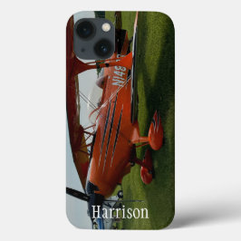 Monogram Stylisches Red Airplane Foto, Aviation Case-Mate iPhone Hülle