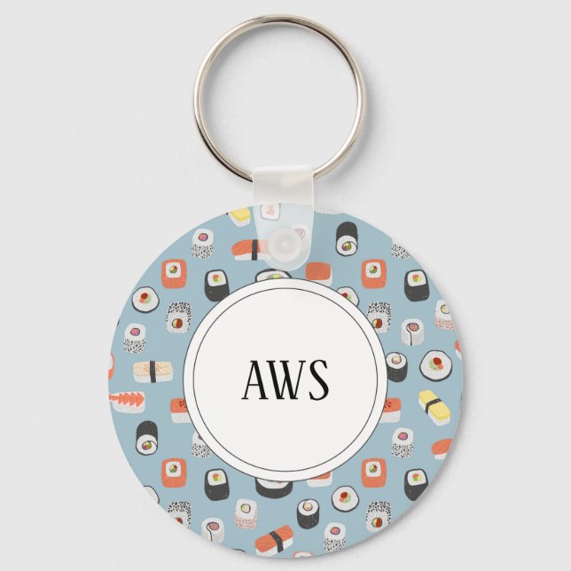 Monogram Sushi Schlüsselanhänger (Vorderseite)