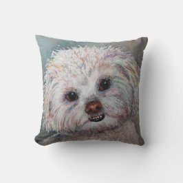 MONOGRAM SWEET WHITE MALTESE YORKIE MIX KISSEN