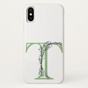 Monogram T Lavendel Eucalyptus Case-Mate iPhone Hülle