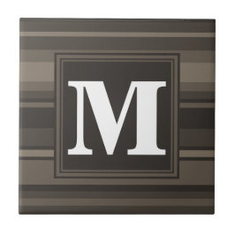 Monogram Taupe Fliese