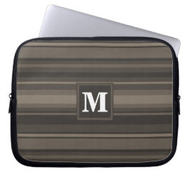 Monogram Taupe Laptopschutzhülle