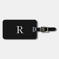 Monogram Template Niedlich Initialname Schwarz-wei
