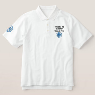 Monogram Tennis Nummer Eins Großoper Blau